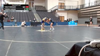 103 lbs Quarterfinal - Kelly Enriquez, Wisconsin Stevens Point vs Sienna Caruso, Lindenwood University