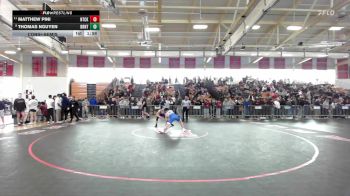 132 lbs Consolation - Matthew Pini, Natick vs Thomas Nguyen, Braintree