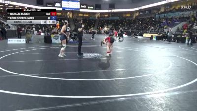 117 lbs Cons. Round 1 - Lexi Doerflinger, Hiram vs Natalie Majer, Carthage College