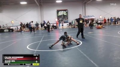 75 lbs Cons. Round 1 - Calvin Woodberry, SilverbackAcademy vs Shane Heil, NoRo WC