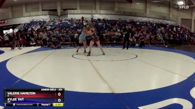 155 lbs Semifinal - Valerie Hamilton, IL vs Kylee Tait, OH