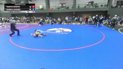 16U Girls FS - 120 lbs Cons. Round 5 - Tabitha Montez, CA vs Isabela Alvarez, WA