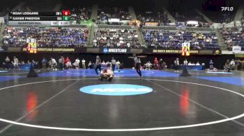 174 lbs Quarterfinal - Xavier Preston, Roanoke vs Noah Leisgang, Wis.-La Crosse