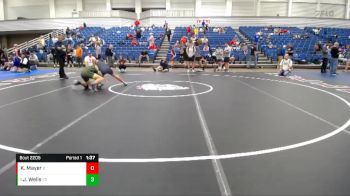 116 lbs Champ. Round 3 - Jackson Wells, Ky Extreme vs Kestin Mayer, Michigan Premier Wrestling Club