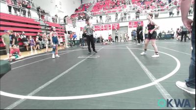 95 lbs Rr Rnd 2 - Ava Davis, Kingfisher YellowJackets vs Ashlynn Clark, Team Nomad