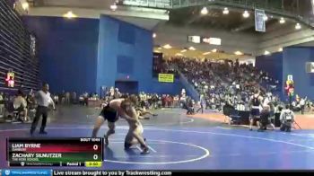 160 lbs Cons. Round 2 - Zachary Silnutzer, The Kiski School vs Liam Byrne, Danbury