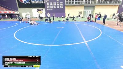 100 lbs Cons. Round 1 - Jack Gogel, McDominate Training Center vs Jackson McGonegle, Iowa