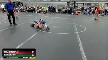 52 lbs Semis (4 Team) - Greyson Bosley, U2 Upstate Uprising vs Dante Magno, Mat Warriors