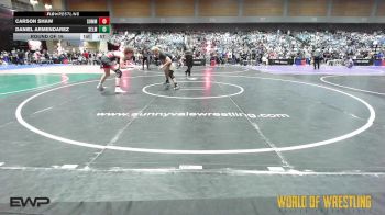 170 lbs Round Of 16 - Carson Shaw, Summit Wrestling Club vs Daniel Armendarez, Selma