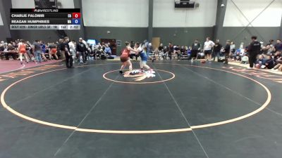 Junior Girls GR - 190 lbs Quarters - Charlie Falomir, CA vs Reagan Humphries, WA
