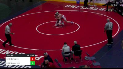 132 lbs Round Of 64 - Carson Gerba, Trinity vs Owen Steger, Ridgway