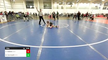 74 lbs Round Of 32 - Tino Tokola, Keene Gladiators vs Ashton Cornicelli, Iron Faith WC