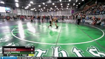 92 lbs Cons. Round 2 - Tanner Kunze, Salem Elite Mat Club vs Easton Wakefield, Lakeland WC