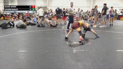 101 lbs Round 2 (6 Team) - Cayden Bagley, Funky Crayons vs Blake Adams, Carolina Reapers