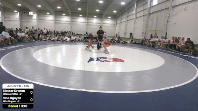 105 lbs Kimber Drenon, Missouri Blue vs Vina Nguyen, Washington