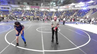 116 lbs Round Of 16 - Hannah Thompson, West Middle School vs Catalena Salazar, Fort Lupton