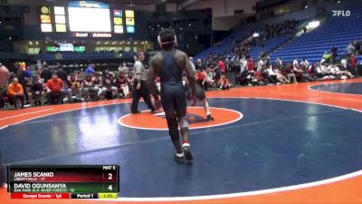 157 lbs Quarterfinals (8 Team) - James Scanio, Libertyville vs David Ogunsanya, Oak Park (O.P.-River Forest)