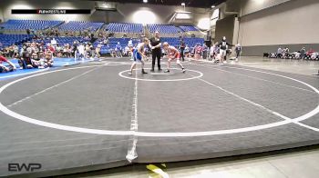 85 lbs Quarterfinal - Noah Johnson, STE GENEVIEVE YOUTH WRESTLING CLUB vs Kaiden Contreras, Unattached
