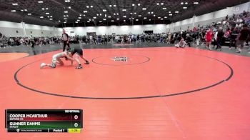 106 lbs Semifinal - Cooper Mcarthur, Buford HS vs Gunner Dahms, Staley