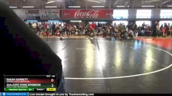 45 lbs Cons. Round 4 - Isaiah Garrett, Weaver Youth Wrestling vs Sullivan (Van) Sparrow, Skulls And Crossbones