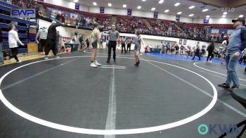 92 lbs Semifinal - Sophie Brown, Choctaw Ironman Youth Wrestling vs Kayden Carver, Deer Creek Wrestling Club