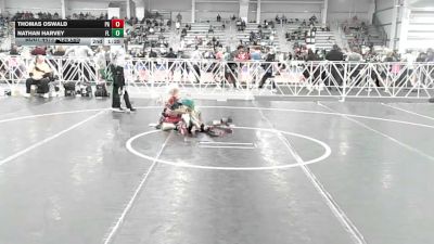 126 lbs Consi Of 64 #2 - Thomas Oswald, PA vs Nathan Harvey, FL