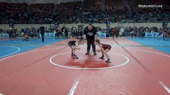 60 lbs Quarterfinal - Renny Hockert, Team Mongoose vs Cara Prock, Vian Wrestling Club