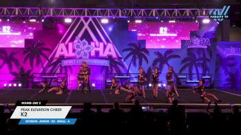 Peak Elevation Cheer - K2 [2025 L2 Junior - D2 - Small - A Day 2] 2025 Aloha Grand Nationals