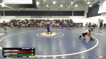 106 lbs Champ. Round 2 - Cadence Harrell, Mayfair vs Andrew Yance, Valencia