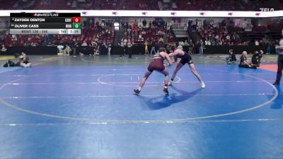 150 lbs Champ. Round 2 - Oliver Cass, Ridgevue vs Zayden Denton, Centennial