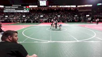 78 lbs Cons. Round 5 - Tristan Davis, BAB1 vs Vincent Weingart, WSW1