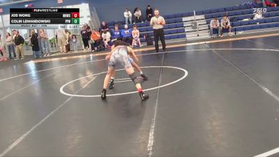 106 lbs Round 4 - Jos Wong, Mile High Wrestling Club vs Colin Lewandowski, Pikes Peak Warriors