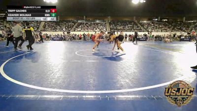 132 lbs Consi Of 16 #2 - Tripp Gaches, Cleveland Take Down Club vs Xzavier Molinas, NORTH DESOTO WRESTLING ACADEMY