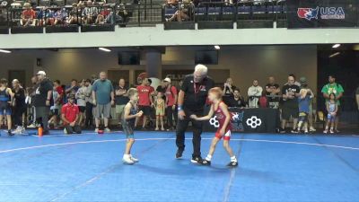 56 lbs Quarters - Wyatt Michael, Contenders Wrestling Academy vs Thomas Price, Roundtree Wrestling Training Center