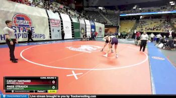 170 Class 2 lbs Cons. Round 3 - Cayley Maynard, Raymore-Peculiar vs Paige Strauch, North Kansas City