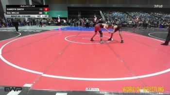 110 lbs Quarterfinal - Kamdyn Smith, F-5 Grappling vs Sal Bellia, Cmg Wrestling Academy