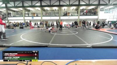 87-96 lbs Champ. Round 1 - Hunter Thorne, Tinley Park Bulldogs vs Jake Pechter, Built By Brunson