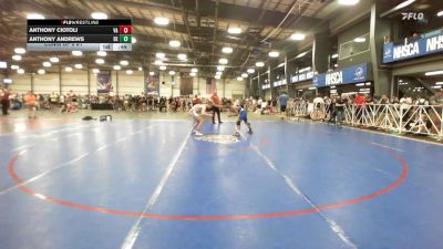 126 lbs Consi Of 8 #1 - Anthony Ciotoli, VA vs Anthony Andrews, DE
