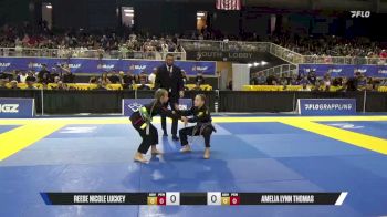 Amelia Lynn Thomas vs Reese Nicole Luckey 2026 Pan Kids Jiu-Jitsu IBJJF Championship