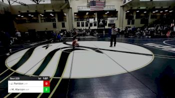 133 lbs Round Of 16 - Jayce Paridon, Lake Highland Prep vs Marco Alarcon, Don Bosco Prep