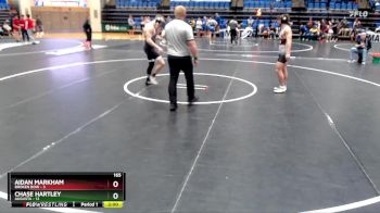165 lbs Round 3 - Aidan Markham, Broken Bow vs Chase Hartley, Augusta