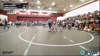 61 lbs Final - Jaxon Clayborn, Wichita Training Center vs Jasper Lockett Jr, Cowboy Wrestling Club