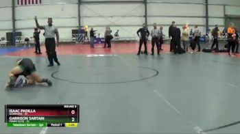 130 lbs Round 5 (6 Team) - Isaac Padilla, Scorpions vs Garrison Sartain, Poway Elite