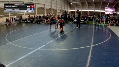 215 lbs Cons. Semis - Moroni Mahe, Utah vs Minh Bernier, California