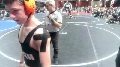 123 lbs Rr Rnd 1 - Preston Miller, Scottsbluff WC vs Garrett Davis, Powell Wrestling Club