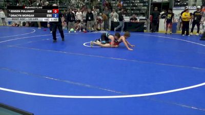 120 lbs Cons. Sub-semis - Edisen Fullhart, NEIWC vs Dracyn Morgan, BTWC