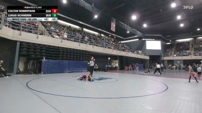 56 lbs Round Of 16 - Colton Robertson, Downingtown vs Lukas Schwerin, Drumore