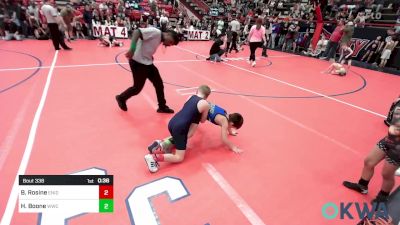 66 lbs Consolation - Brock Rosine, Enid Youth Wrestling Club vs Hudson Boone, Woodland Wrestling Club