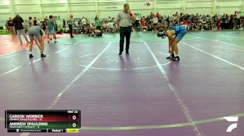 132 lbs Round 4 (8 Team) - Andrew Spaulding, Team Shutt Dynasty vs Carson Worrick, Combat Athletics Red