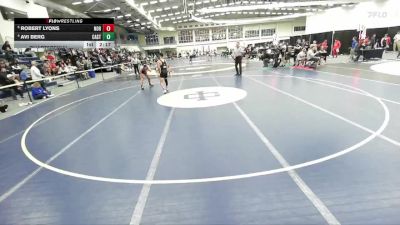 125 lbs Quarterfinal - Robert Lyons, Norwich vs Avi Berg, Castleton